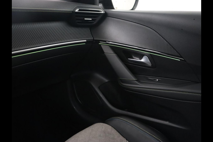 Peugeot e-208 EV GT Pack 50 kWh | Panoramadak | Stoelverwarming | Adaptive cruise | Camera | Carplay | Alcantara | Full LED | Climate control | Keyless | DAB | Parkeerhulp