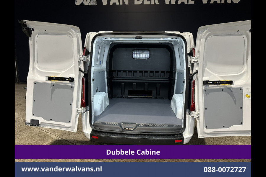 Ford Transit Custom 2.0 TDCI 131pk L2H1 Dubbele Cabine Euro6 Airco | 6-Zits | Navigatie | LED | Apple Carplay | Cruisecontrol Android Auto, Parkeersensoren, Stoelverwarming, Verwarmde voorruit, 2800kg trekvermogen