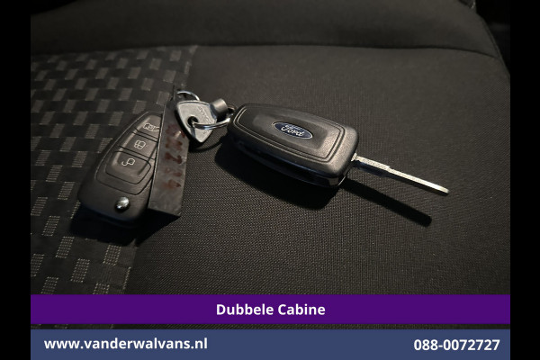 Ford Transit Custom 2.0 TDCI 131pk L2H1 Dubbele Cabine Euro6 Airco | 6-Zits | Navigatie | LED | Apple Carplay | Cruisecontrol Android Auto, Parkeersensoren, Stoelverwarming, Verwarmde voorruit, 2800kg trekvermogen