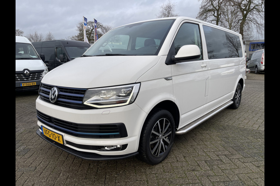 Volkswagen Transporter 2.0 TDI 150pk automaat L2H1 DC 5 persoons Highline / vaste prijs rijklaar € 34.950 ex btw / lease vanaf € 570 / lederen bekleding / adaptive cruise / airco / navigatie / euro 6 / bpm vrij !