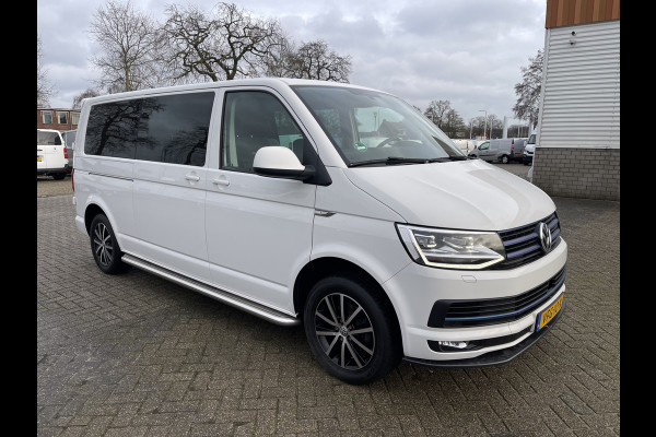 Volkswagen Transporter 2.0 TDI 150pk automaat L2H1 DC 5 persoons Highline / vaste prijs rijklaar € 34.950 ex btw / lease vanaf € 570 / lederen bekleding / adaptive cruise / airco / navigatie / euro 6 / bpm vrij !