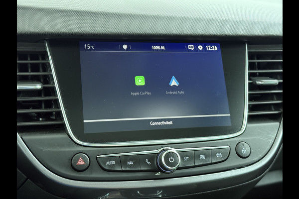 Opel Crossland X T 111PK AUT-6 Pano-Dak Pdc Trekhaak Navi Ecc HUD Apple Carplay Android Auto 360°Camera Bord-Herkenning Head-Up Display Innovatio AGR-Comfort Stoelen Lmv Cruise Control Isofix DAB+ Bluetooth Lane Assist Led Head-Up-Display Super-compleet Origineel Nederlandse Auto Distributieriem is vervangen!