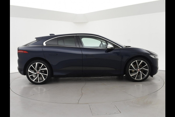 Jaguar I-PACE EV400 HSE 90 kWh *PORTOFINO BLUE* + 22 INCH | LUCHTVERING | PANORAMA | 360 CAMERA | STOELVENTILATIE