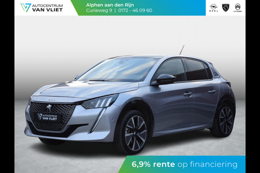 Peugeot e-208 EV GT Pack 50 kWh SOH 94,3% | adaptieve cruise control | camera + sensoren | navigatie
