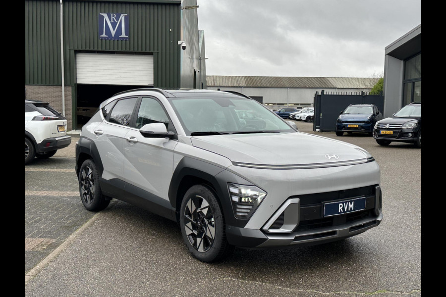 Hyundai Kona 1.6 GDI HEV Premium Sky NIEUWE AUTO MET REGISTRATIE | VOLLE AUTO! | PANO | STOEL VERWARMING + VENTILATIE| STUUR VERWARMING| ACHTERBANK VERWARMD