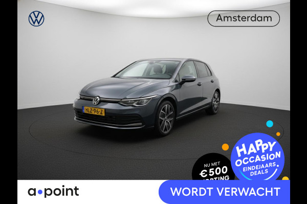 Volkswagen Golf 1.5 eHybrid Style Edition 204 pk Automaat (DSG) | Verlengde garantie | Navigatie | Parkeersensoren (Park assist) | Rondomzicht camera | Elektr. bestuurdersstoel | Stoelverwarming |