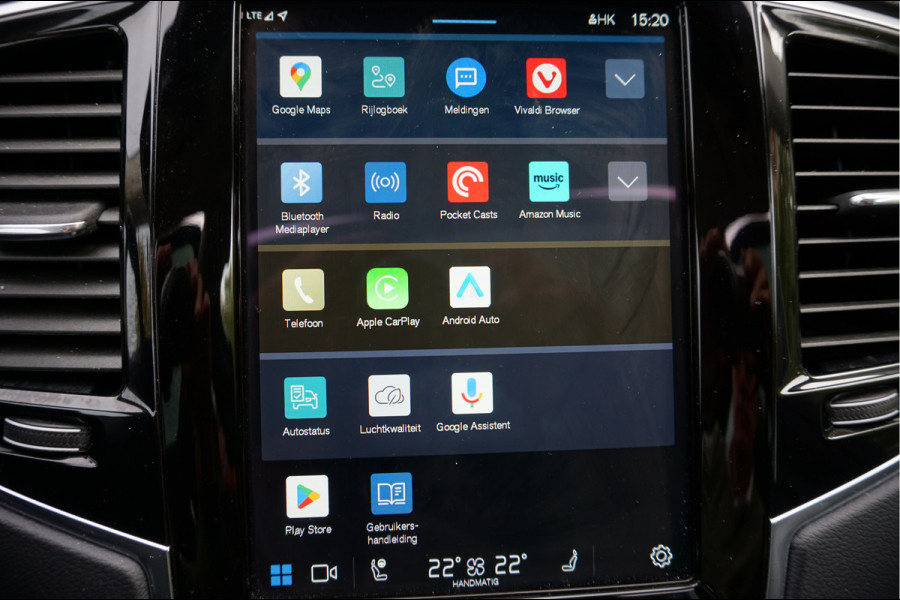 Volvo XC90 2.0 T8 Recharge AWD Ultimate Dark Luchtvering Trekhaak Incl. afleverbeurt en 12 Bovag garantie