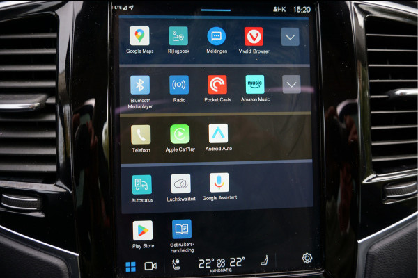 Volvo XC90 2.0 T8 Recharge AWD Ultimate Dark Luchtvering Trekhaak Incl. afleverbeurt en 12 Bovag garantie