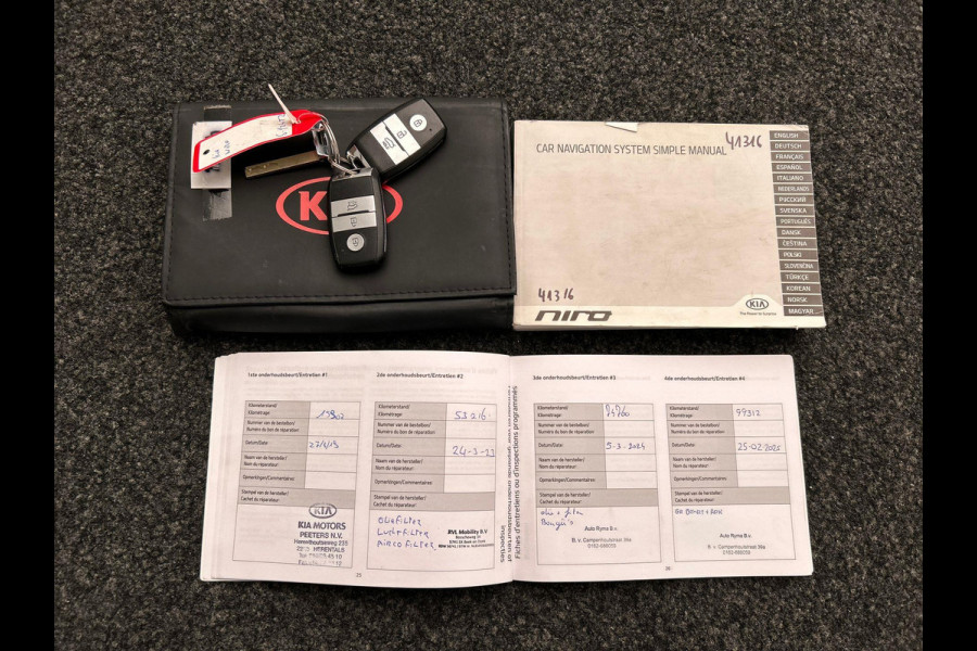 Kia Niro 1.6 GDi Hybrid DynamicLine Trekhaak Parkeersensoren Climate control Camera