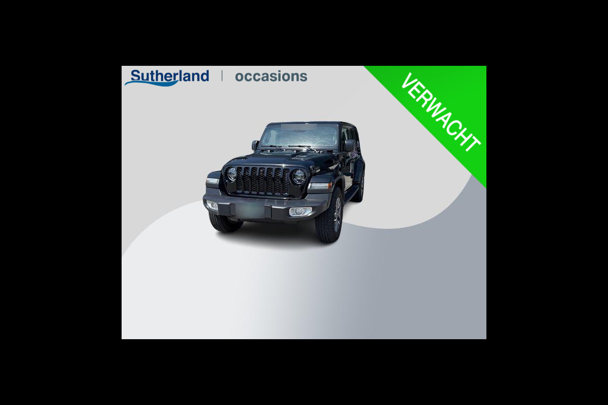 Jeep Wrangler Unlimited 4xe 380 Sahara PHEV |380pk | Leder | Stoelverwarming | Navigatie
