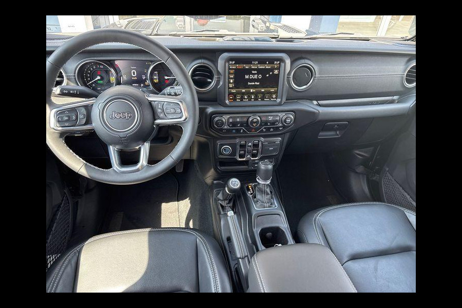 Jeep Wrangler Unlimited 4xe 380 Sahara PHEV |380pk | Leder | Stoelverwarming | Navigatie