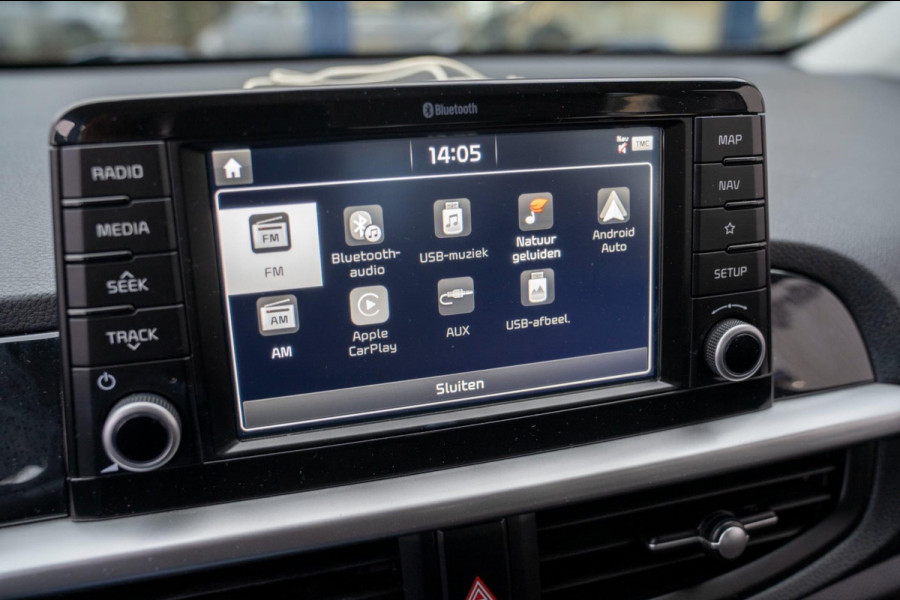 Kia Picanto 1.0 CVVT ComfortPlusLine | Prijs rijklaar incl. 12 mnd garantie | Airco Camera Carplay Lmv Navi