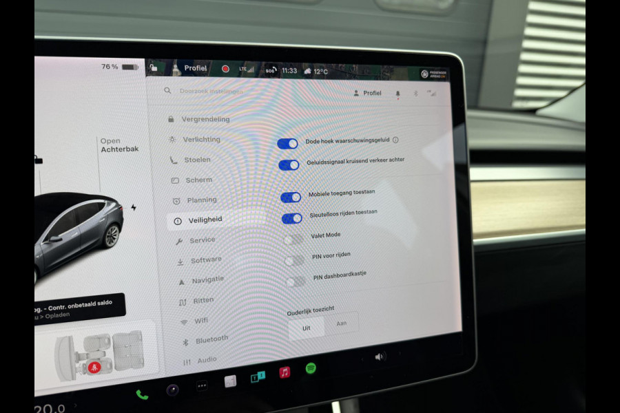 Tesla Model 3 Long Range AWD 75 kWh | Autopilot | Panoramadak | Camera | Lederen Bekleding | 19 Inch Lichtmetalen Velgen |