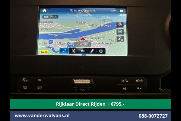 Mercedes-Benz Sprinter 315 CDI 150pk L3H2 Euro6 *Rijklaar Direct Rijden* Airco | 360 graden Camera | Navigatie | Cruisecontrol | Chauffeursstoel Parkeersensoren, Stoelverwarming, Bijrijdersbank