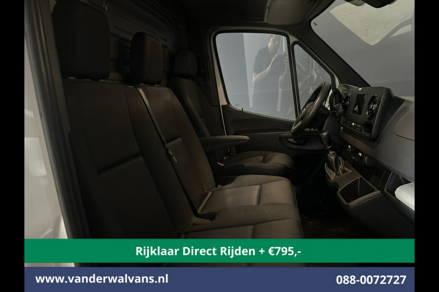 Mercedes-Benz Sprinter 315 CDI 150pk L3H2 Euro6 *Rijklaar Direct Rijden* Airco | 360 graden Camera | Navigatie | Cruisecontrol | Chauffeursstoel Parkeersensoren, Stoelverwarming, Bijrijdersbank