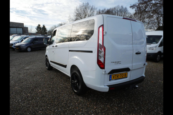 Ford Transit Custom 2.0 TDCI 130PK, L1H1, Dubbel Cabine, Airco, 2 x Schuifdeur