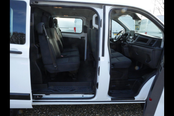 Ford Transit Custom 2.0 TDCI 130PK, L1H1, Dubbel Cabine, Airco, 2 x Schuifdeur