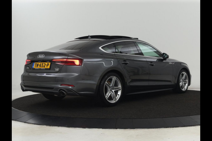 Audi A5 2.0 TFSI MHEV Sport S-line Edition | Panoramadak | Leder | Stoelverwarming | Camera | Memory | Navigatie | Full LED | Climate control | Bluetooth | Cruise control