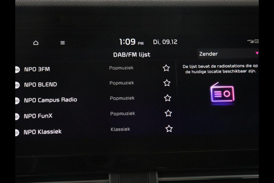 Kia Niro 1.6 GDi Hybrid DynamicLine | Half leder | Adaptive cruise | Carplay | Camera | Navigatie | Climate control | Parkeerhulp | Bluetooth
