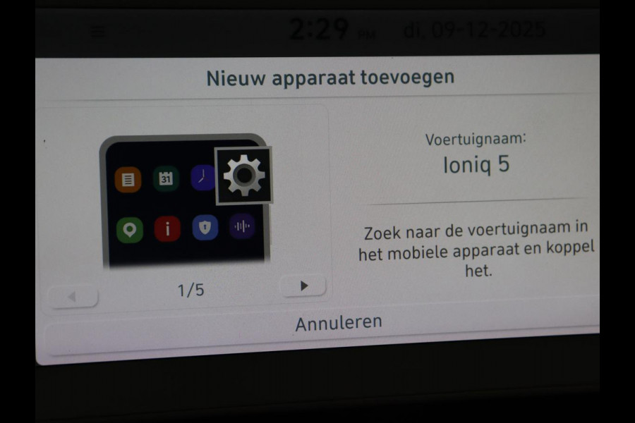 Hyundai IONIQ 5 Lounge 73kWh | Panoramadak | Stoelventilatie | Leder | Head-Up | Warmtepomp | 360 Camera | Achterbankverwarming | Adaptive cruise | Navigatie | Full LED | Carplay