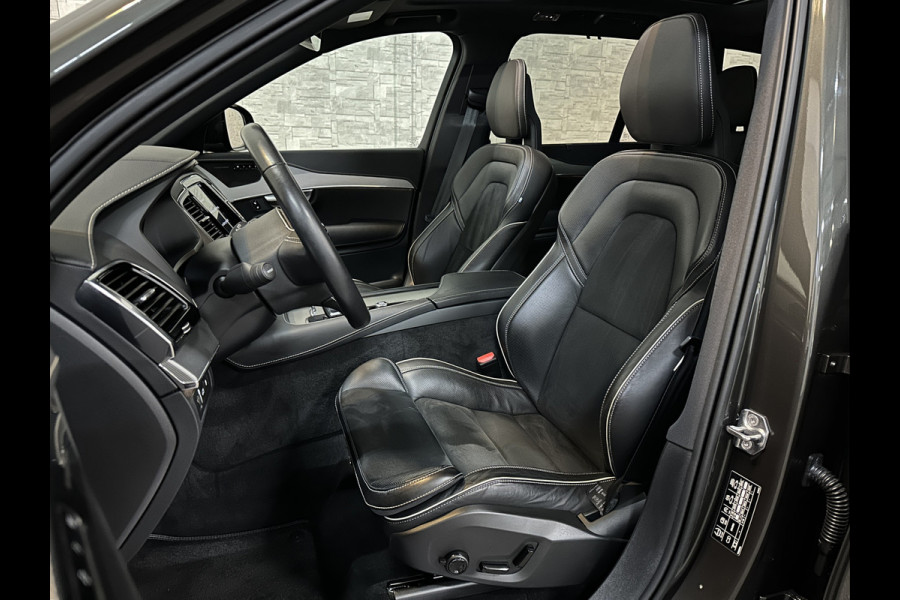 Volvo XC90 T8 AWD R-Design | Pine-Grey! | 360 Camera | ACC | Panorama | Pilot-Assist | Head-Up | Harman-Kardon | Keyless-Entry | 7 Persoons | Trekhaak | 2x Memory | Stoelverwarming V+A | Zwarte-Hemel | Full-LED | Sportstoelen | Stuurverwarming | Standkachel | Black-Line | Zonwering | DAB | 20 inch LM.