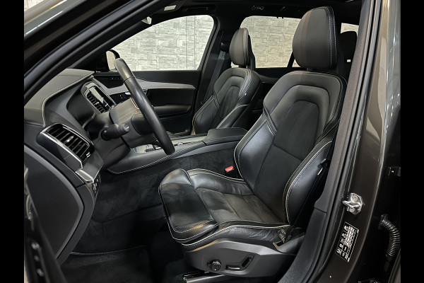Volvo XC90 T8 AWD R-Design | Pine-Grey! | 360 Camera | ACC | Panorama | Pilot-Assist | Head-Up | Harman-Kardon | Keyless-Entry | 7 Persoons | Trekhaak | 2x Memory | Stoelverwarming V+A | Zwarte-Hemel | Full-LED | Sportstoelen | Stuurverwarming | Standkachel | Black-Line | Zonwering | DAB | 20 inch LM.