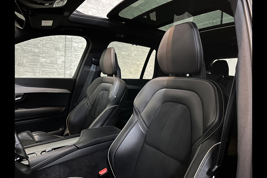 Volvo XC90 T8 AWD R-Design | Pine-Grey! | 360 Camera | ACC | Panorama | Pilot-Assist | Head-Up | Harman-Kardon | Keyless-Entry | 7 Persoons | Trekhaak | 2x Memory | Stoelverwarming V+A | Zwarte-Hemel | Full-LED | Sportstoelen | Stuurverwarming | Standkachel | Black-Line | Zonwering | DAB | 20 inch LM.