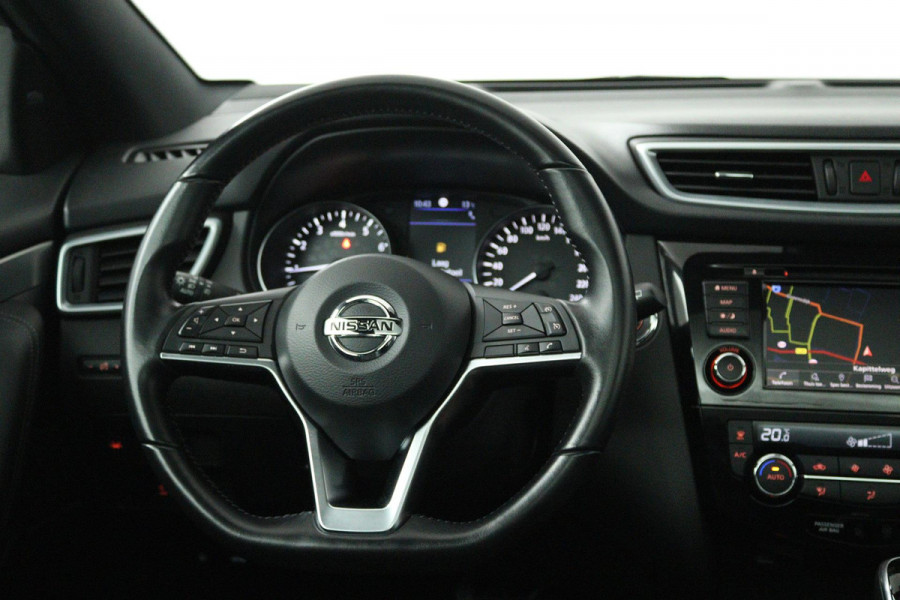 Nissan QASHQAI 1.3 DIG-T Tekna + (PANORAMADAK, TREKHAAK, CAMERA, STOELVERWARMING, ELEKTR STOELEN, PARKEERSENSOREN)