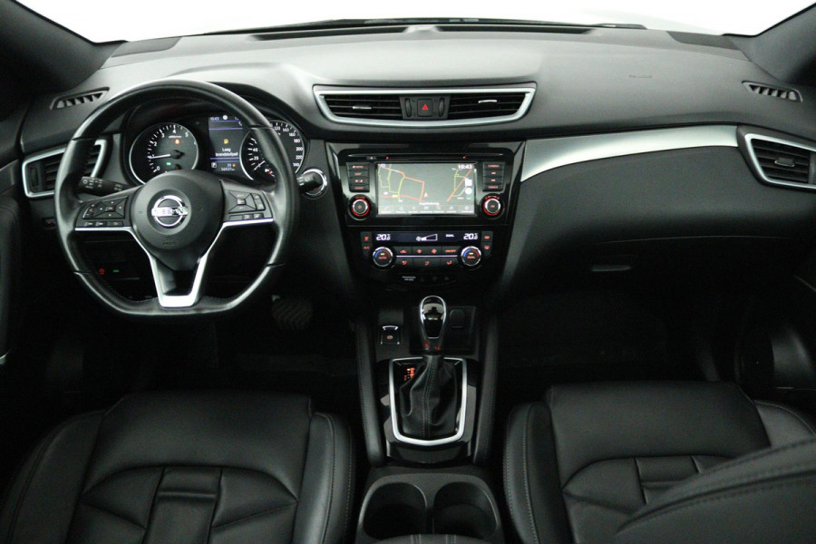 Nissan QASHQAI 1.3 DIG-T Tekna + (PANORAMADAK, TREKHAAK, CAMERA, STOELVERWARMING, ELEKTR STOELEN, PARKEERSENSOREN)