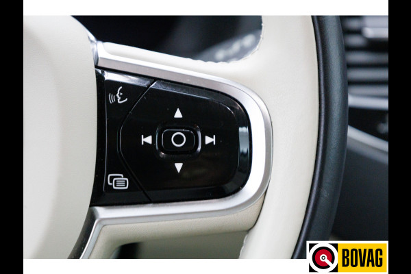 Volvo XC90 2.0 T8 Recharge AWD Ultimate Bright 456 PK Long range | 7 persoons! | Pano | Leer | Headup | All-season Harman Kardon, Stoel-, stuur- & achterbankverw, Elec. voorstoelen met geheugen, Pilot assist, 360 Camera