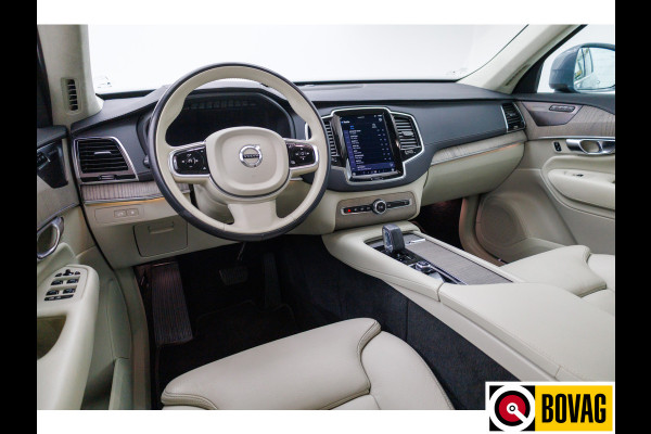 Volvo XC90 2.0 T8 Recharge AWD Ultimate Bright 456 PK Long range | 7 persoons! | Pano | Leer | Headup | All-season Harman Kardon, Stoel-, stuur- & achterbankverw, Elec. voorstoelen met geheugen, Pilot assist, 360 Camera