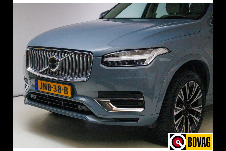 Volvo XC90 2.0 T8 Recharge AWD Ultimate Bright 456 PK Long range | 7 persoons! | Pano | Leer | Headup | All-season Harman Kardon, Stoel-, stuur- & achterbankverw, Elec. voorstoelen met geheugen, Pilot assist, 360 Camera