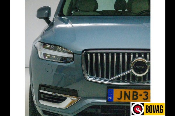 Volvo XC90 2.0 T8 Recharge AWD Ultimate Bright 456 PK Long range | 7 persoons! | Pano | Leer | Headup | All-season Harman Kardon, Stoel-, stuur- & achterbankverw, Elec. voorstoelen met geheugen, Pilot assist, 360 Camera