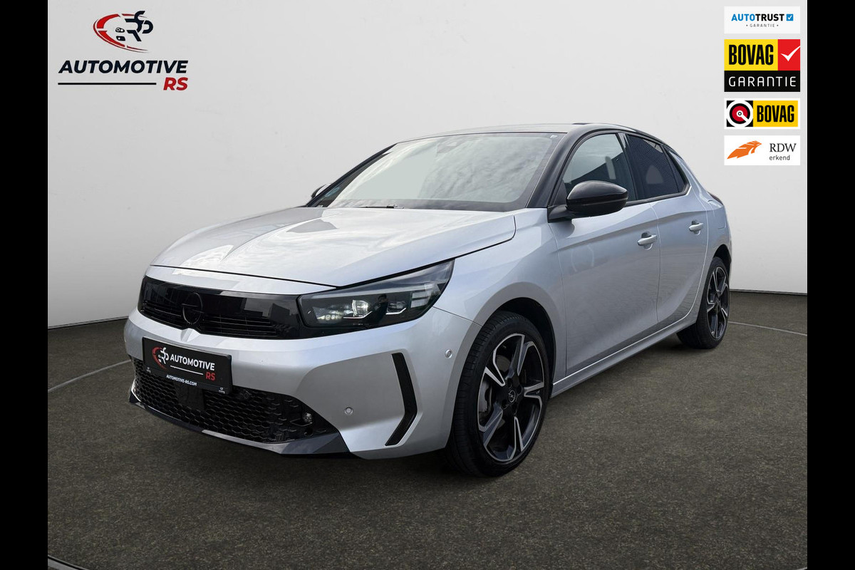 Opel Corsa 1.2 Turbo Hybrid GS Aut.|Navi Led 360° camera Dodehoek Keyless Entry & Start Virtual Cockpit Pdc Half Leder Carplay