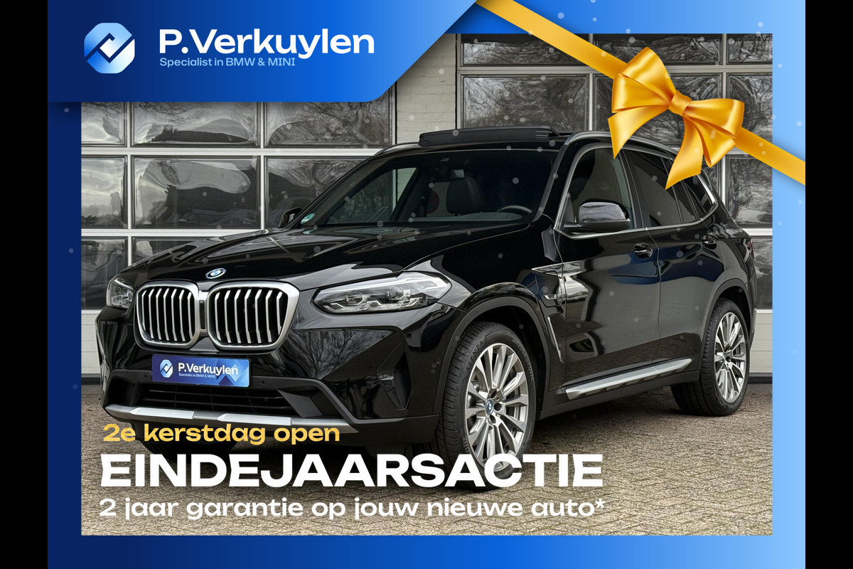 BMW X3 xDrive30e LCI | SPORTSTOELEN | LEDER | PANORAMADAK | CAMERA | BMW LIVE COCKPIT | 20 INCH LM VELGEN |
