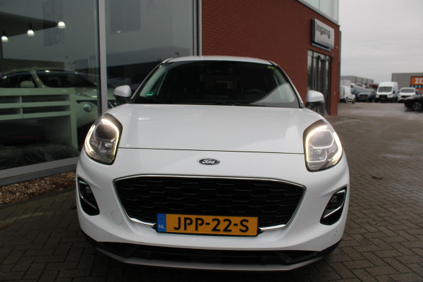 Ford Puma 1.0 EcoBoost 125 PK Hybrid Titanium X | Winterpack | Adaptieve Cruise Control | Massagestoelen | Electrische Achterklep | Camera | Climate Control | Navigatie | PDC V+A | BLIS