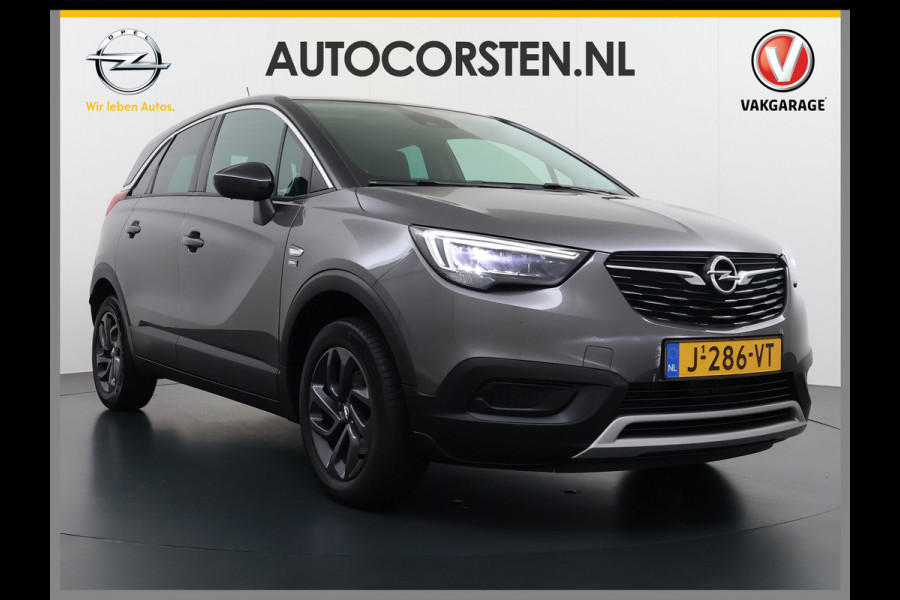 Opel Crossland X 1.2T 111PK Edition 2020 Apple Carplay Android Auto Navi* Airco LED-v+a Cruise Control Regen-Lichtsensor Edition 2020 Lane Assist Lmv Privacy Glas Two-tone Lak Isofix Distributie-riem bij 76.000 vervangen! 1e Eigenaar Origineel Nederlandse Auto