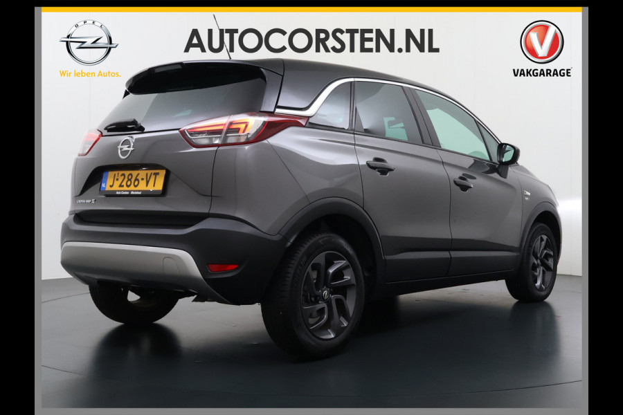 Opel Crossland X 1.2T 111PK Edition 2020 Apple Carplay Android Auto Navi* Airco LED-v+a Cruise Control Regen-Lichtsensor Edition 2020 Lane Assist Lmv Privacy Glas Two-tone Lak Isofix Distributie-riem bij 76.000 vervangen! 1e Eigenaar Origineel Nederlandse Auto