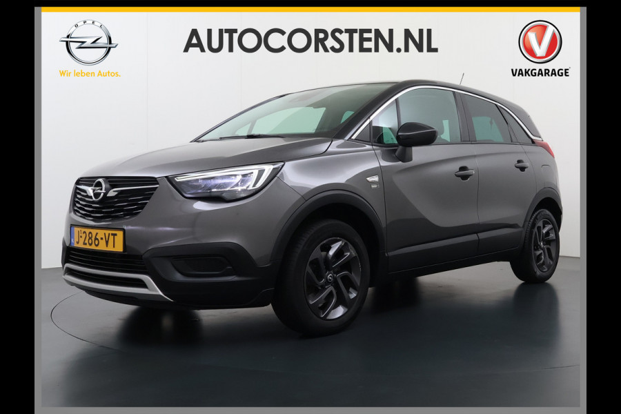 Opel Crossland X 1.2T 111PK Edition 2020 Apple Carplay Android Auto Navi* Airco LED-v+a Cruise Control Regen-Lichtsensor Edition 2020 Lane Assist Lmv Privacy Glas Two-tone Lak Isofix Distributie-riem bij 76.000 vervangen! 1e Eigenaar Origineel Nederlandse Auto