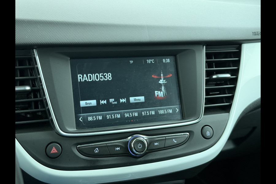 Opel Crossland X 1.2T 111PK Edition 2020 Apple Carplay Android Auto Navi* Airco LED-v+a Cruise Control Regen-Lichtsensor Edition 2020 Lane Assist Lmv Privacy Glas Two-tone Lak Isofix Distributie-riem bij 76.000 vervangen! 1e Eigenaar Origineel Nederlandse Auto