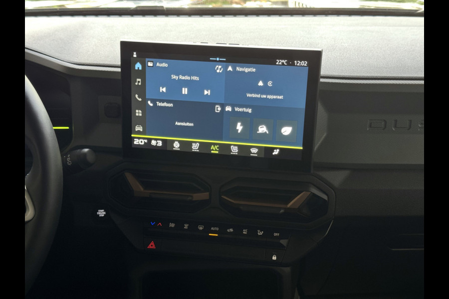 Dacia Duster 1.6 HYBRID EXTREME SANDSTONE CAMERA CARLAY NAVI STOEL/STUUR/RUIT VERW. LED PDC
