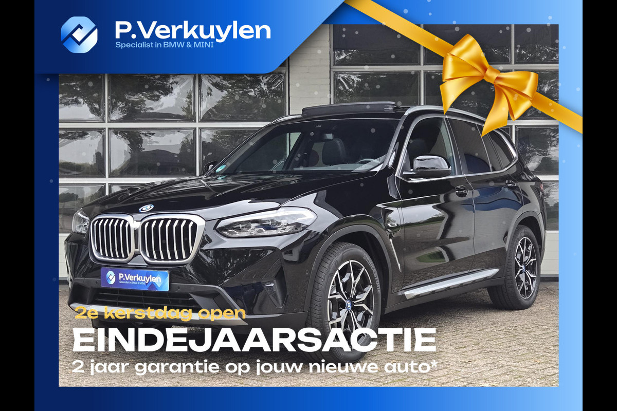 BMW X3 xDrive30e LCI | SPORTSTOELEN | LEDER | PANORAMADAK | CAMERA | TREKHAAK |