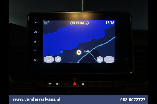 Renault Trafic 2.0 dCi 131pk L2H1 Euro6 Airco | Navigatie | LED | Cruisecontrol | 2500kg Trekhaak Parkeersensoren, Bijrijdersbank