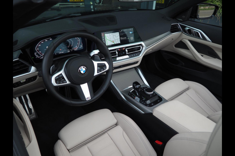 BMW 4 Serie Cabrio 420i High Exec / M-Sport / Laser / Memory / H&K / Keyless / 19" / Stoelverwarming / Carplay / Ambient / Camera