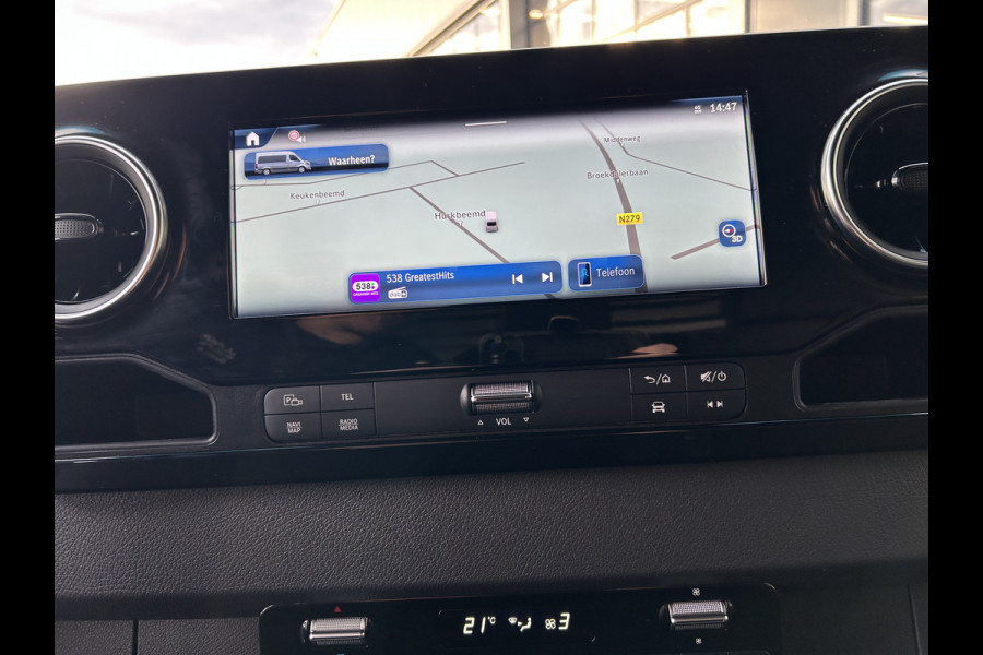 Mercedes-Benz Sprinter 317 CDI L2 H2 Pro LED / MBUX / Navigatie / Camera / Parkeersensoren / Cruise control / Airco / 270 Graden achterdeuren