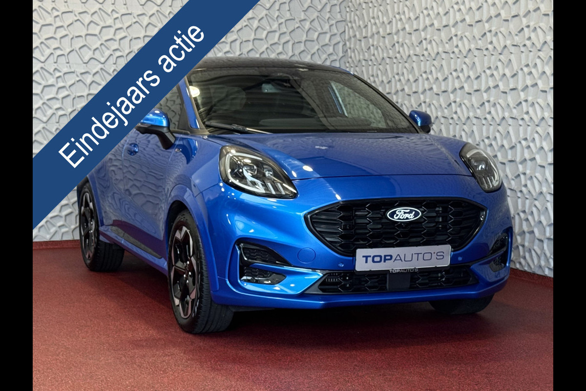 Ford Puma ST-LINE X 155 PK SCHUIFDAK B&O ELEK.KLEP STOEL/STUUR/RUIT.VERW LED 360.CAM ADAP.CRUISE TREKHAAK 12/2024 PANORAMA