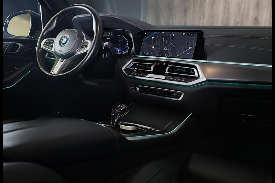 BMW X5 XDrive45e High Executive M Line / SWAROVSKI / 360 Camera / Head Up / Leder / F1 / Open Pano / Laser Koplampen / 22 Inch