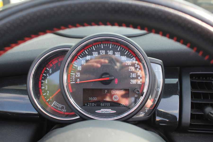 MINI Cabrio 2.0 John Cooper Works Chili / Full options / Camera / JCW Package / Head-up display / DAB / Harman Kardon