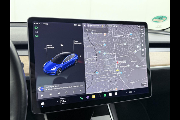 Tesla Model 3 Long Range AWD 75 kWh SOH 88% VAN: €22.900,- VOOR: €20.899,- UW EINDEJAARSVOORDEEL: €2.001,- |AFNEEMBARE TREKHAAK | 750KG TREKGEWICHT | ORIGNEEL NL AUTO | RIJKLAAR MET 12 MND BOVAG GARANTIE |