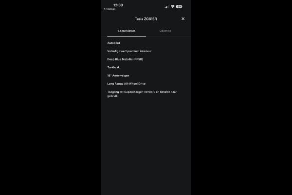 Tesla Model 3 Long Range AWD 75 kWh SOH 88% VAN: €22.900,- VOOR: €20.899,- UW EINDEJAARSVOORDEEL: €2.001,- |AFNEEMBARE TREKHAAK | 750KG TREKGEWICHT | ORIGNEEL NL AUTO | RIJKLAAR MET 12 MND BOVAG GARANTIE |